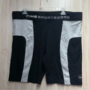 Nike Women's Black and Gray Bike Shorts